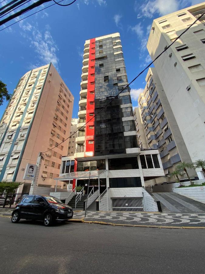 Flat - Acomoda Ate 4 Hospedes - Bairro Do Gonzaga - Santos Sp Экстерьер фото